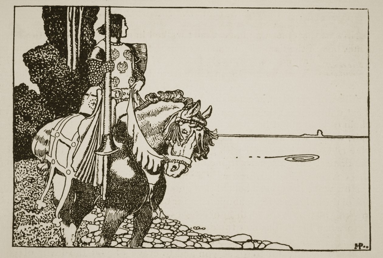 Die Geschichte von Sir Pellias, Illustration aus 