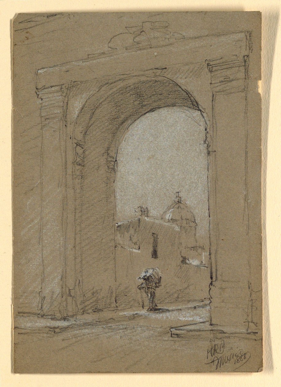 Stadttor in Mexiko von Howard Russell Butler