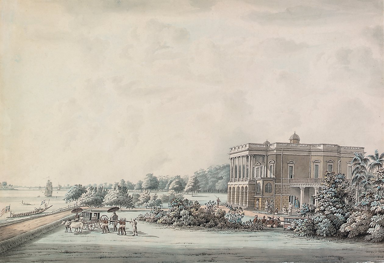 Gartenhaus von Lady Teignmouth am Ufer des Hooghly, Kalkutta, nach 1797 von Hubert Cornish