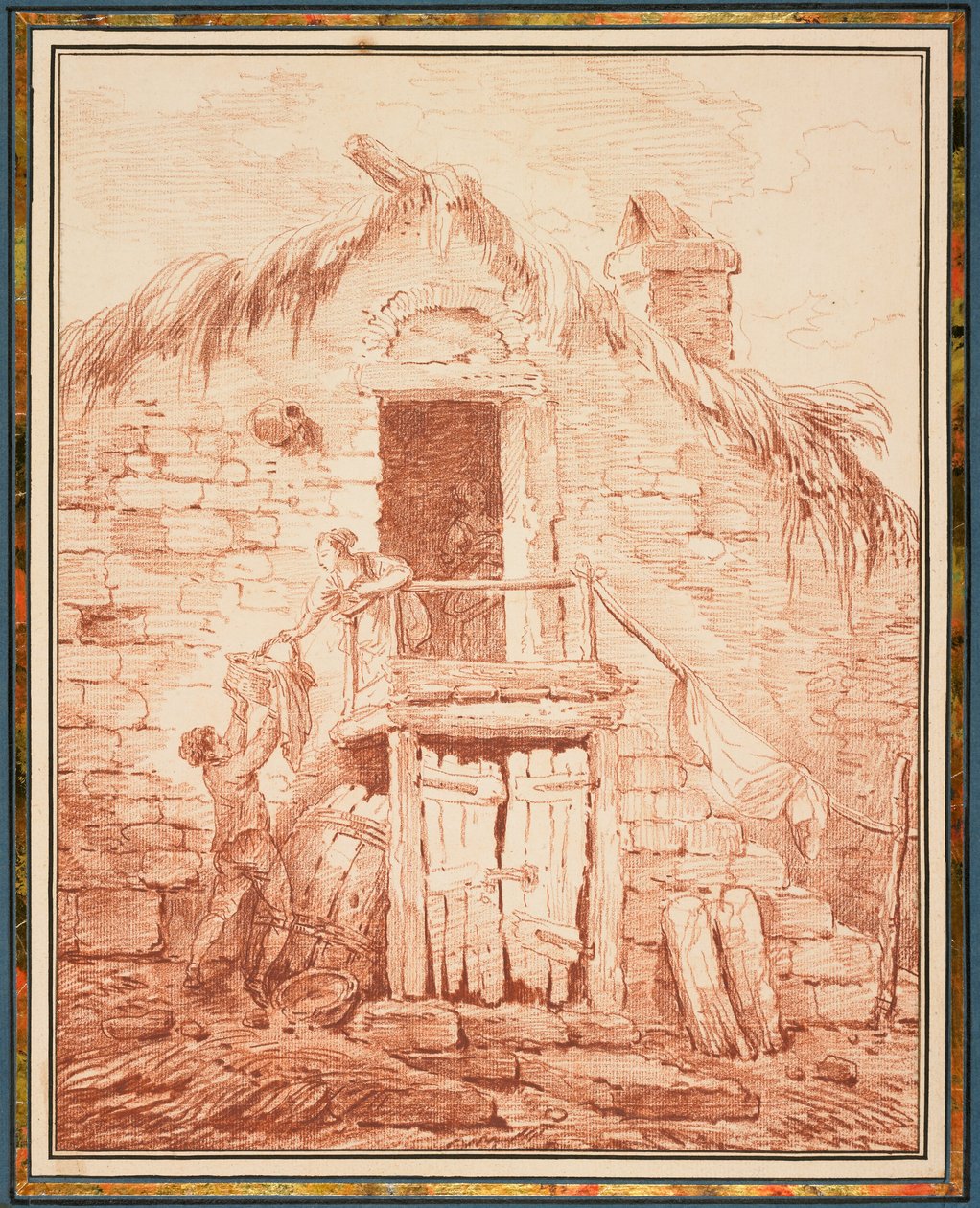Ein Steinhaus von Hubert Robert