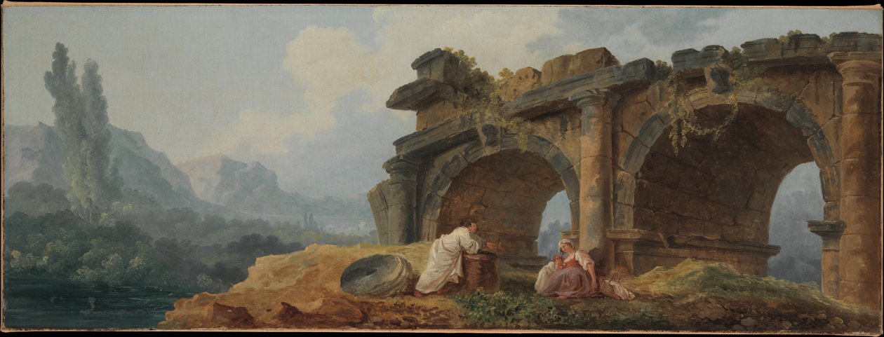 Bögen in Ruinen von Hubert Robert
