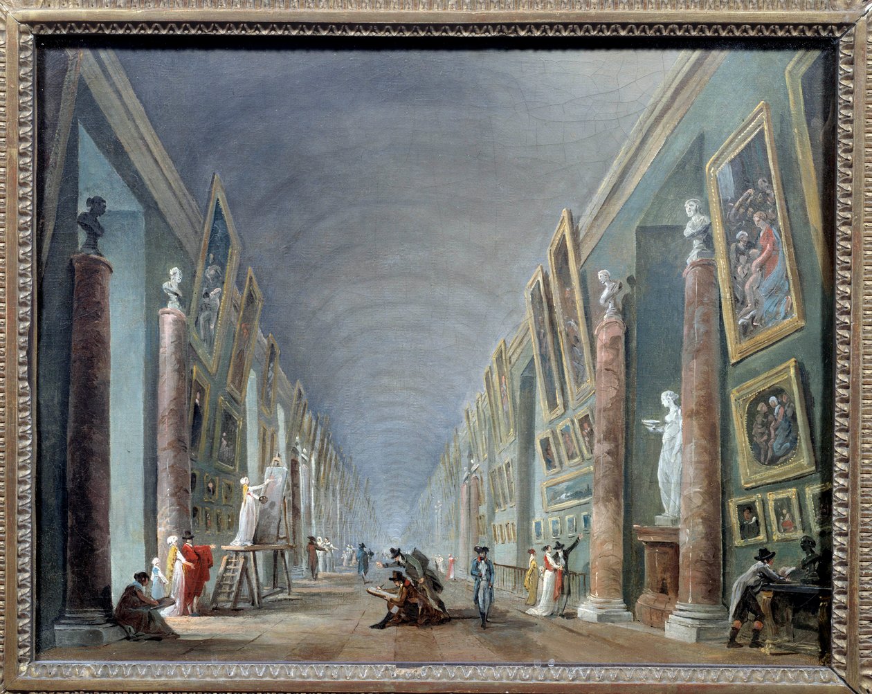 Die Gro e Galerie Des Louvre Zwischen 1801 Und 1805 Gem lde Von Hubert 