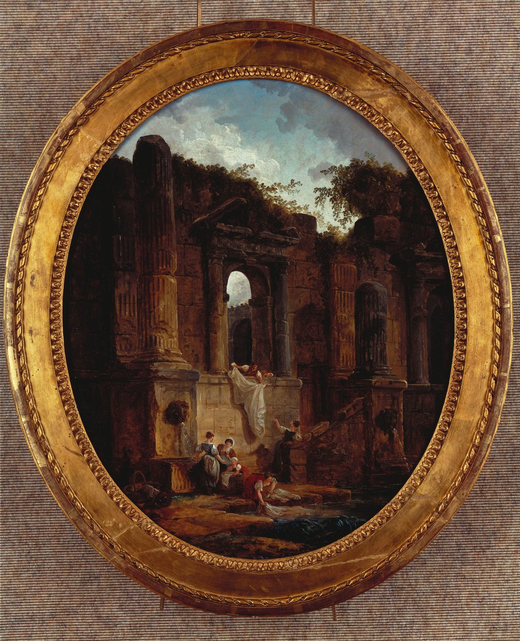 Landschaft mit Ruinen von Hubert Robert