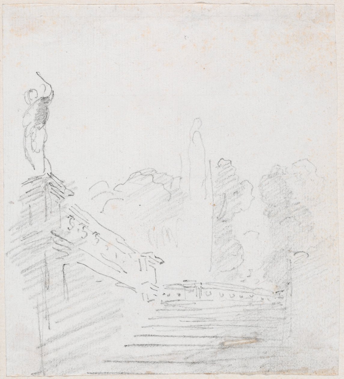 Monumentale Treppe von Hubert Robert