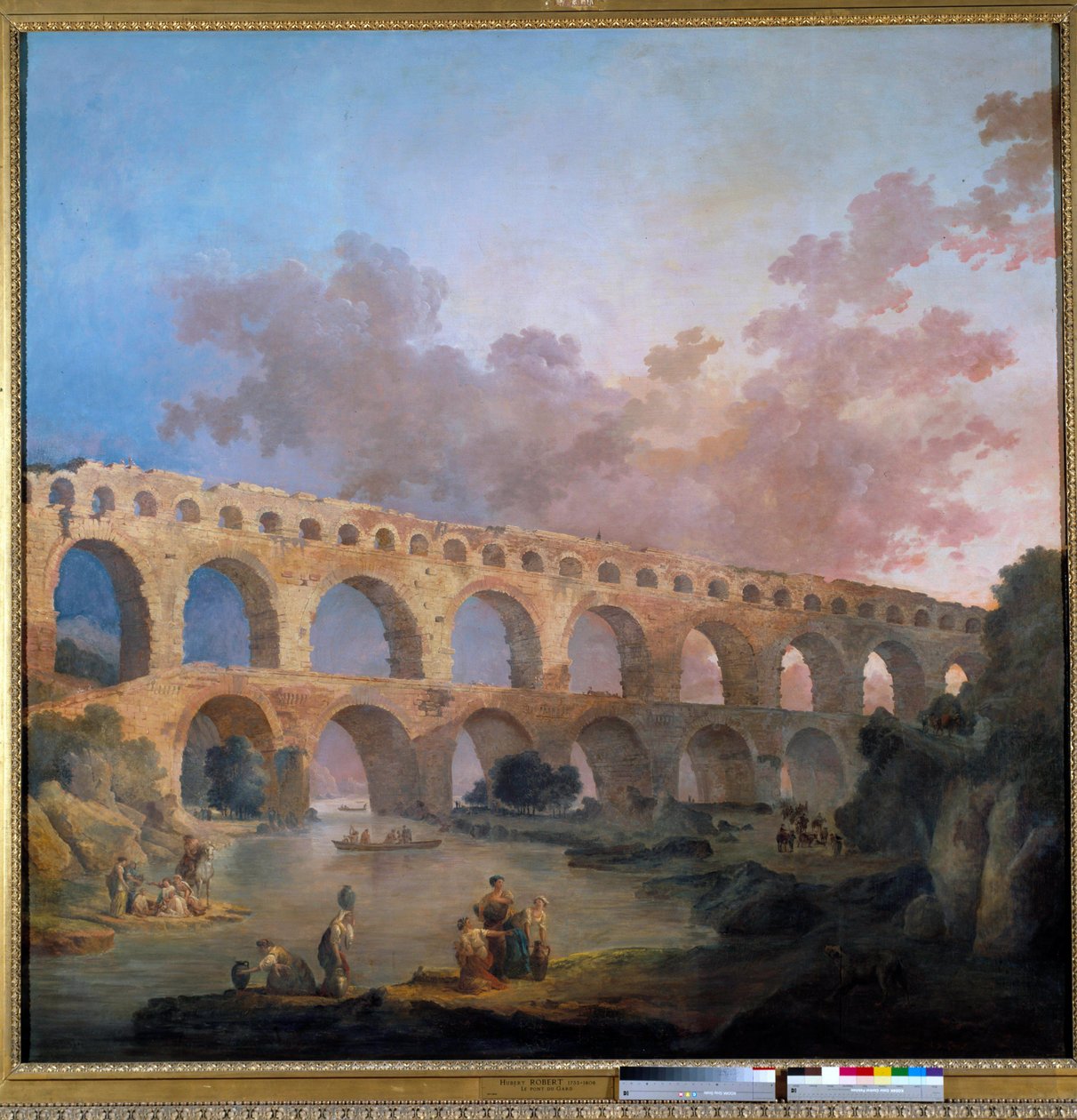 Ansicht der Pont du Gard von Hubert Robert