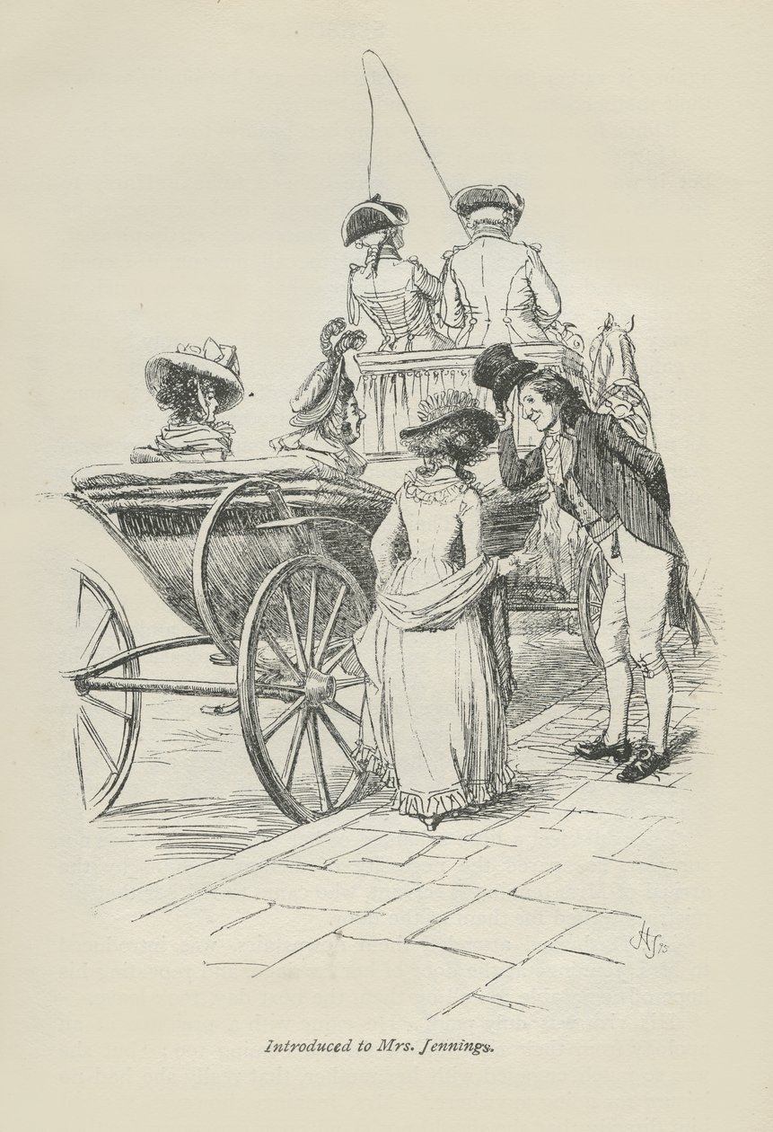 Mrs. Jennings vorgestellt von Hugh Thomson