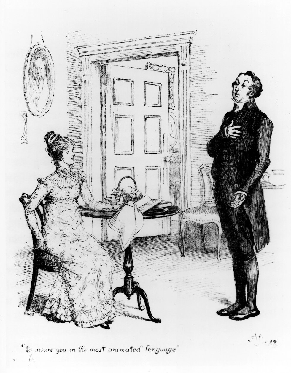 Mr. Collins und Elizabeth, aus 