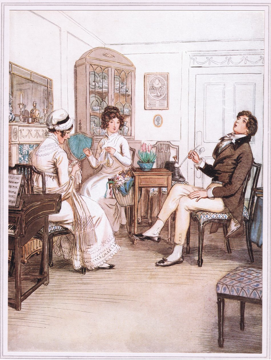 Phoebe: Er ist absolut furchtlos, Susan, er hat seine Pfeife in diesem Raum geraucht. von Hugh Thomson