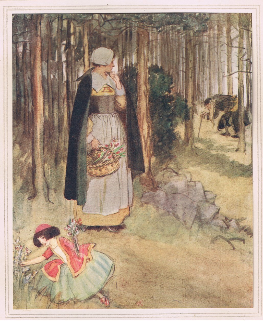 Sie sah den alten Arzt auf der Suche nach Wurzeln und Kräutern von Hugh Thomson