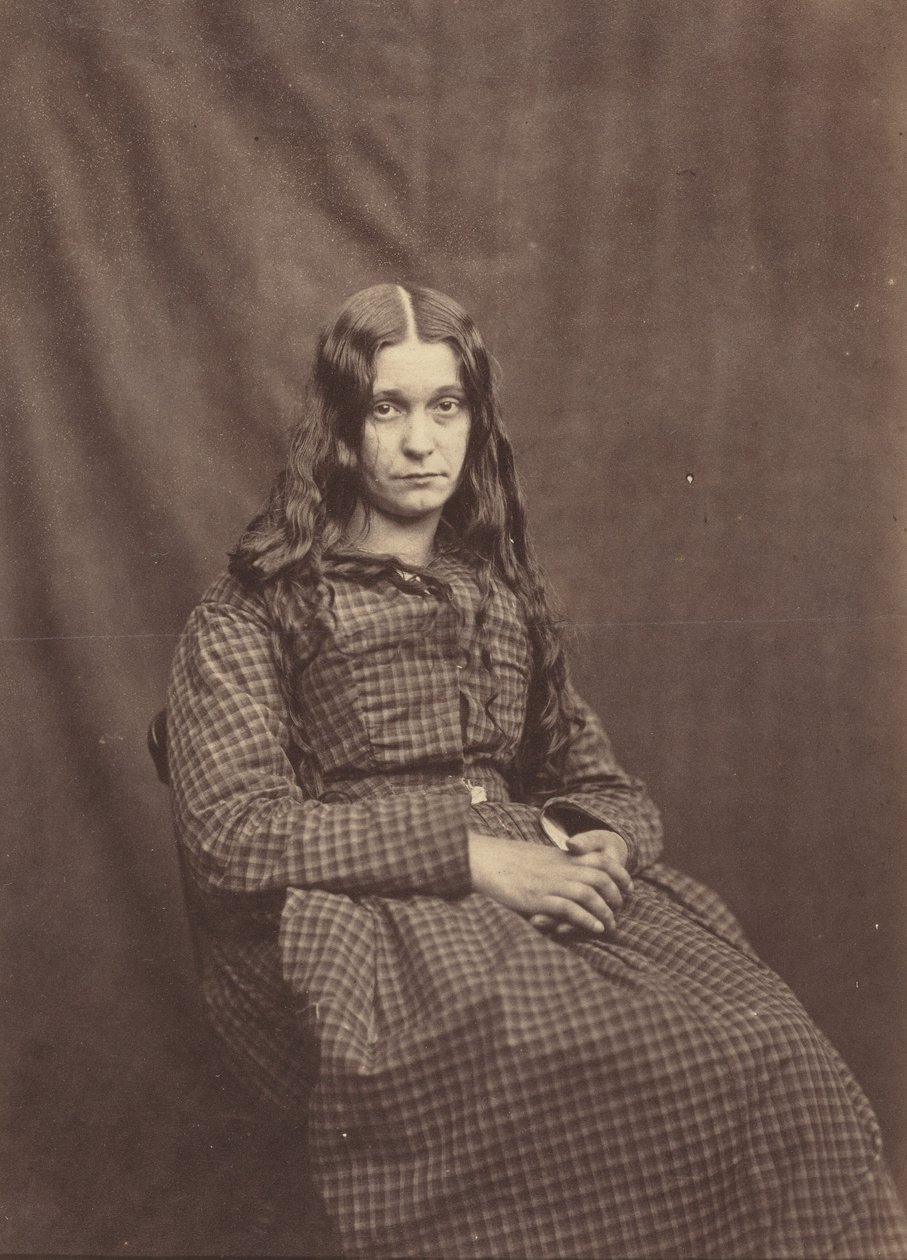 Frau, Surrey County Asylum, ca. 1855 von Hugh Welch Diamond