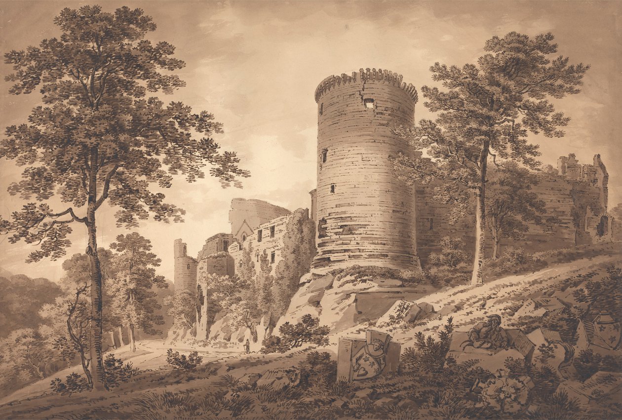 Burgruinen von Hugh William Williams