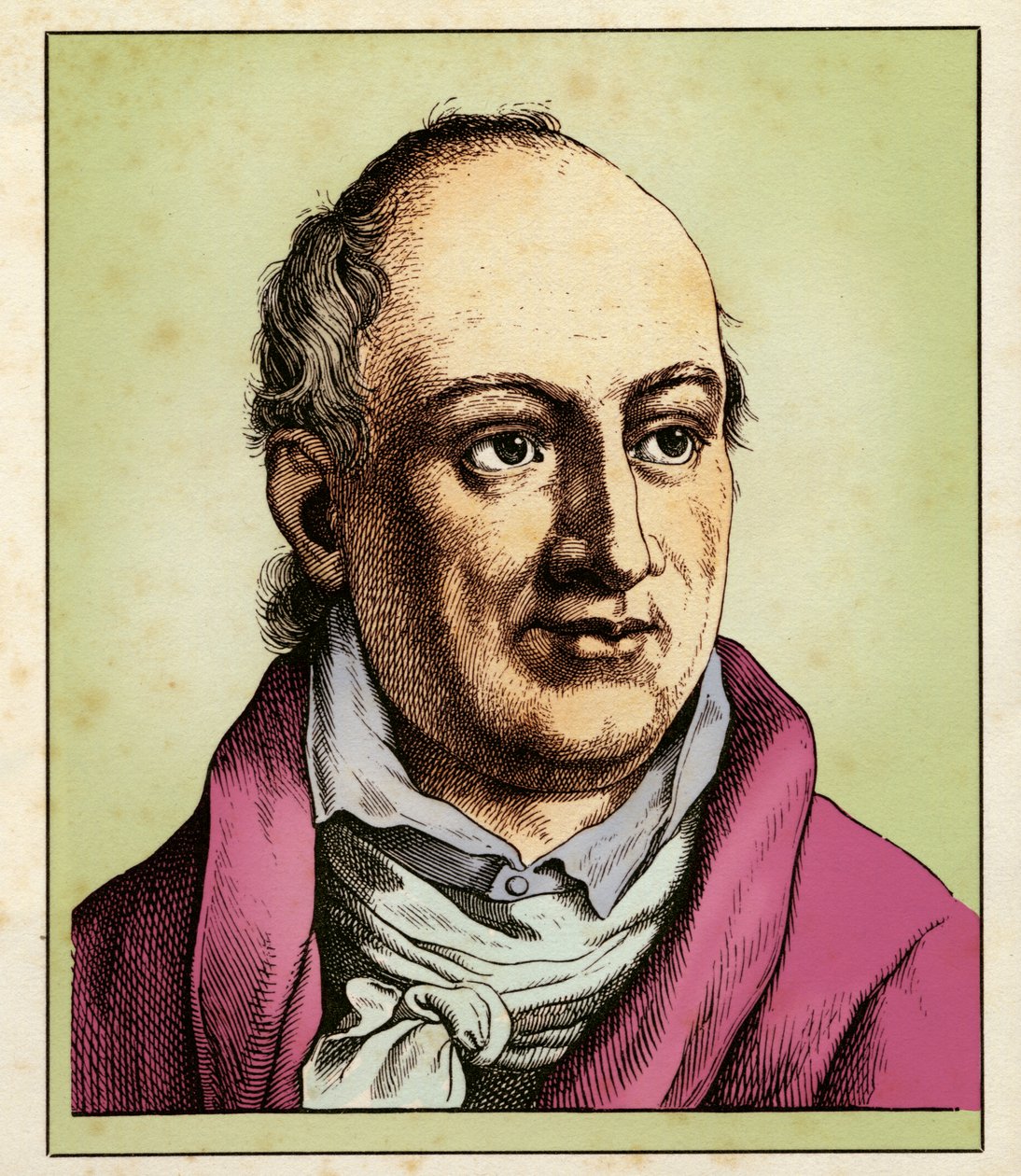 Salomon Gessner (1. April 1730 - 2. März 1788) 1854 von Hugo Bürkner
