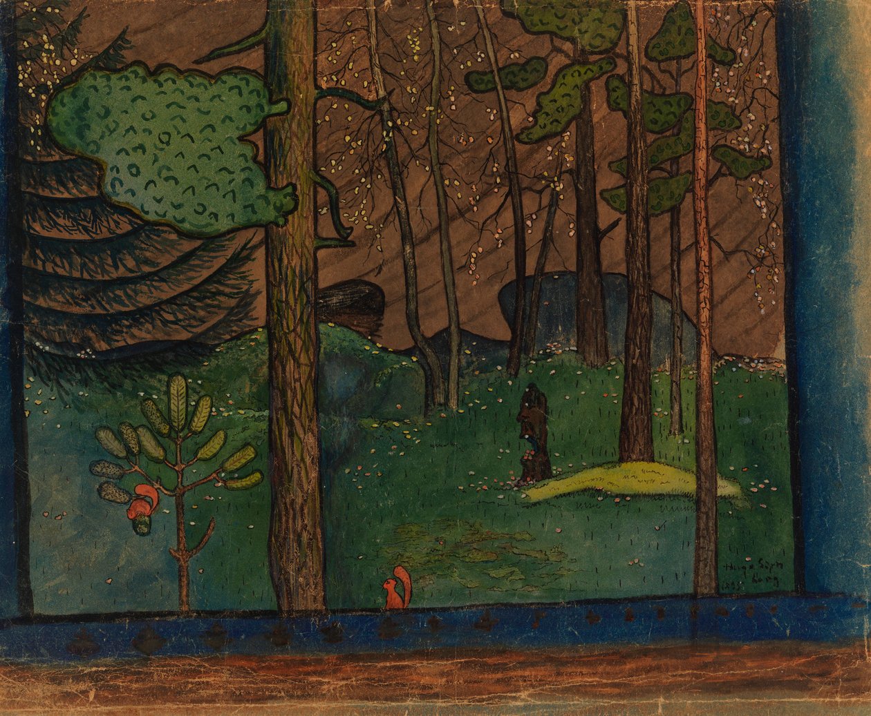 Herbst im Wald von Hugo Simberg