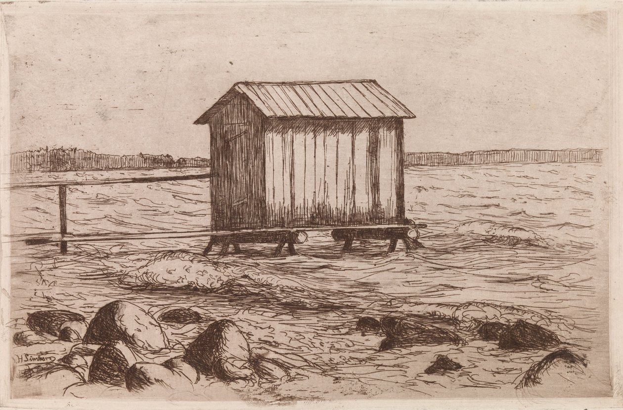 Badehütte von Hugo Simberg