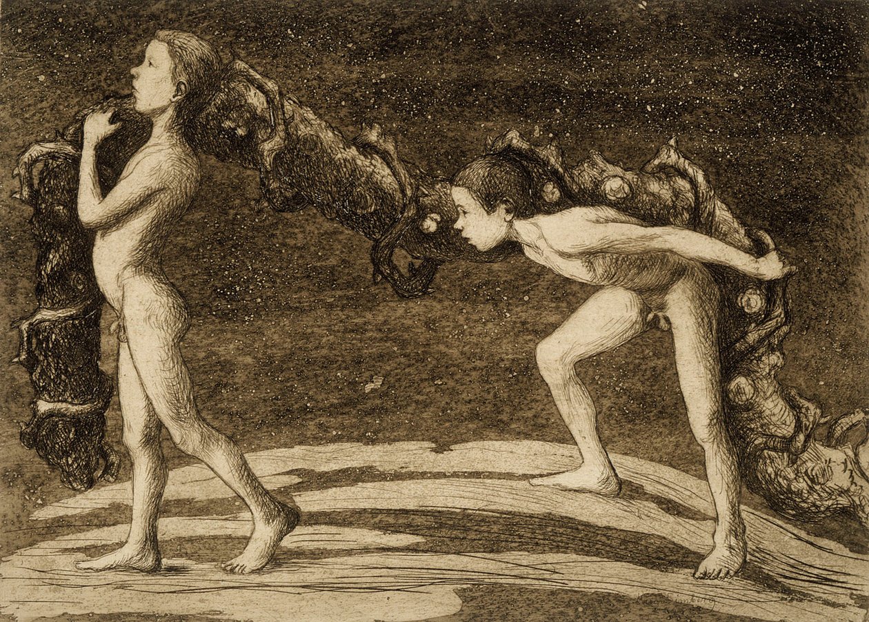 Girlandenträger von Hugo Simberg