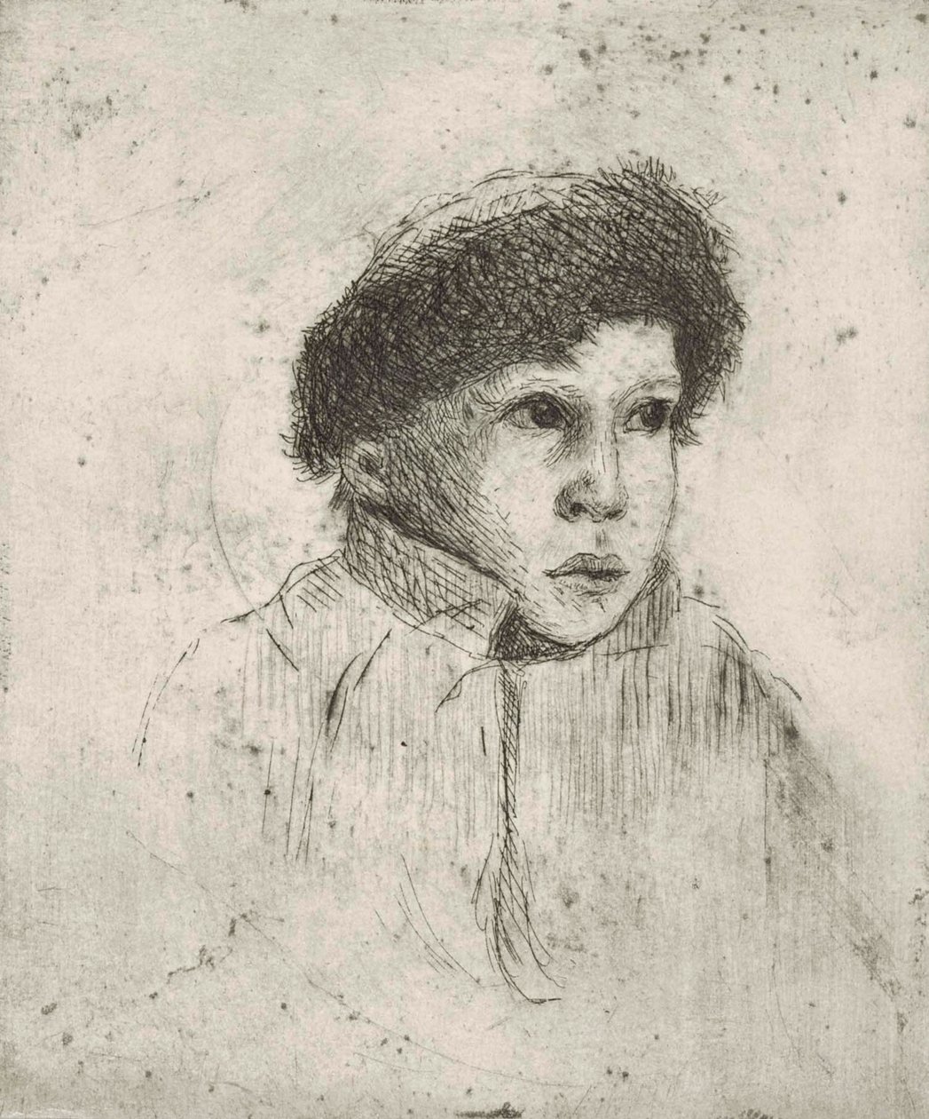 Kopf eines Jungen von Hugo Simberg