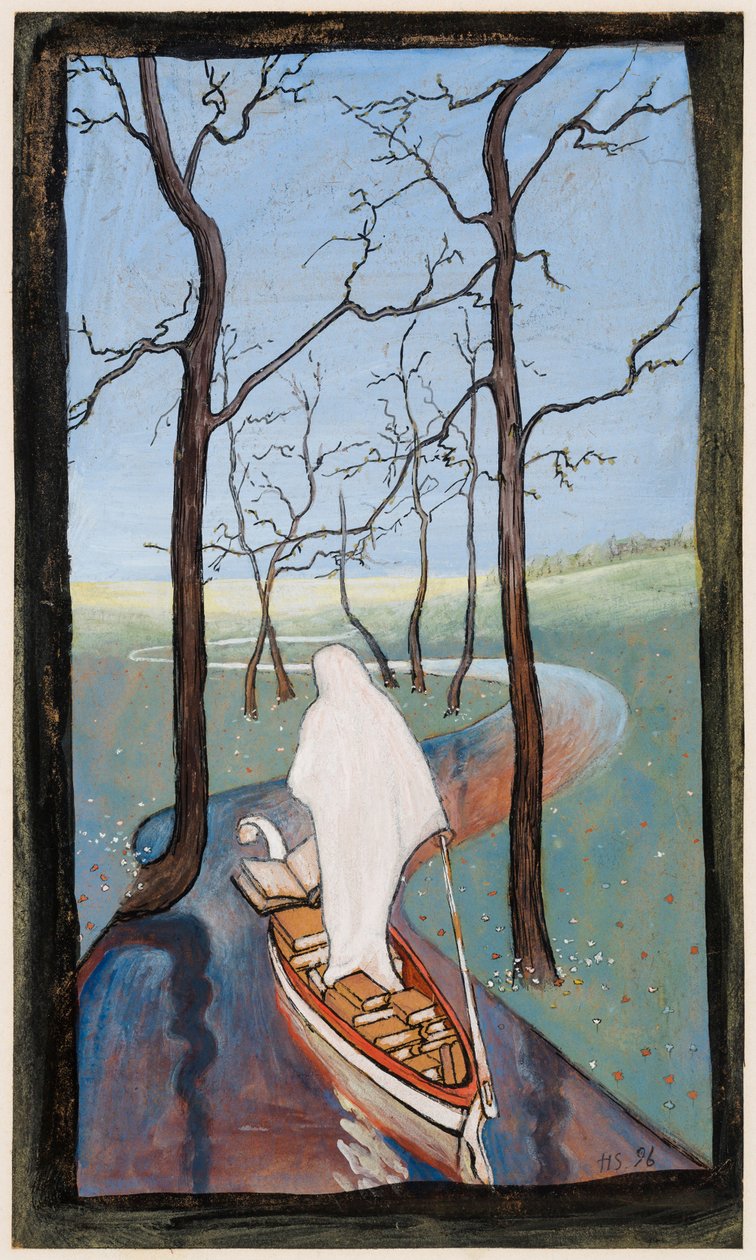Am Fluss des Lebens; Der Strom des Lebens von Hugo Simberg