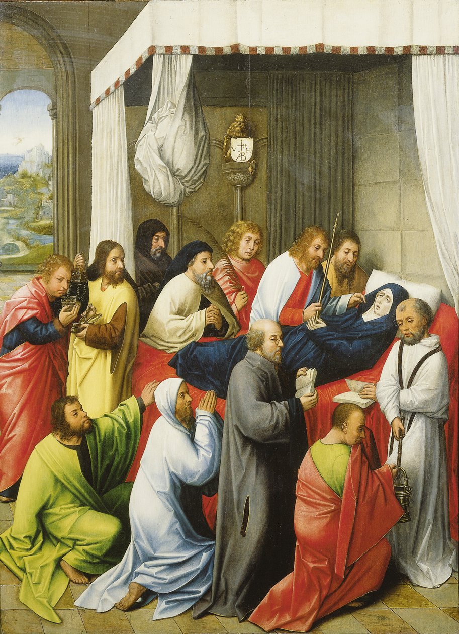 Die Entschlafung der Jungfrau, um 1500 von Hugo van der (follower of) Goes