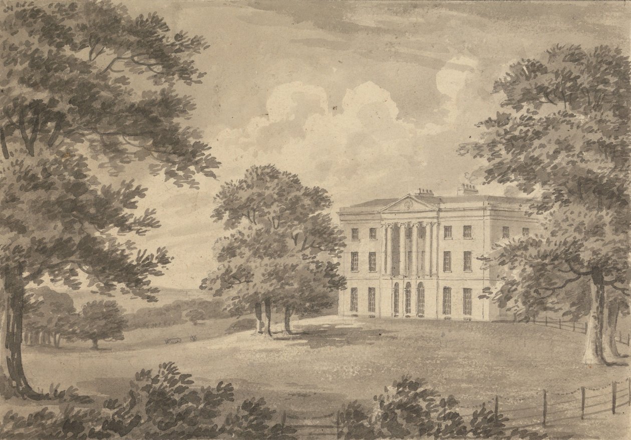 West Hill, der Sitz von D.H. Rucker von Humphry Repton