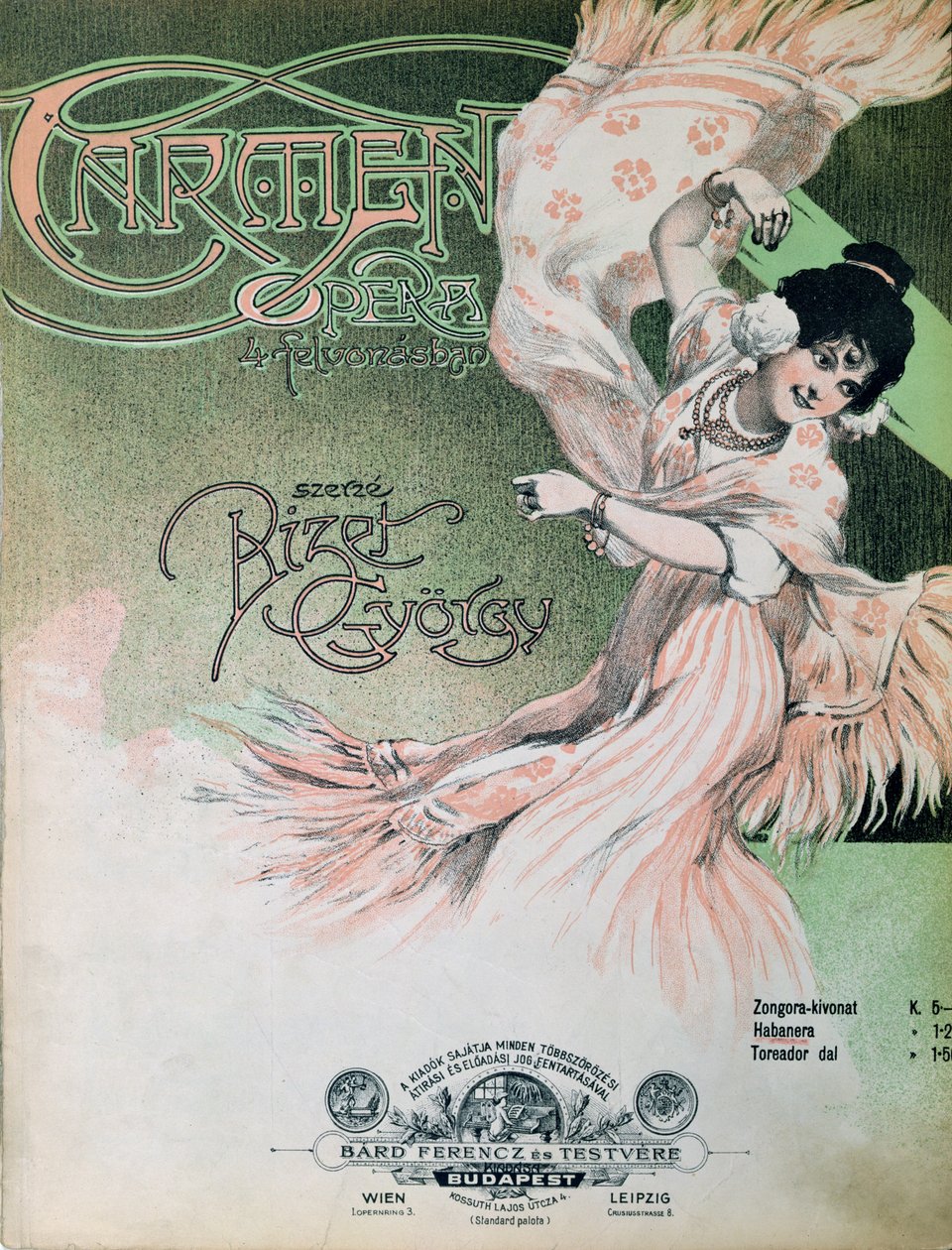 Titelblatt der Partitur 