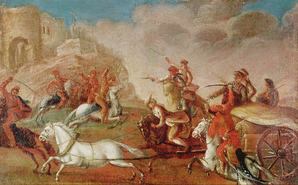Kuruzzenaufstand in Ungarn gegen die Habsburger 1703-11 von Hungarian School