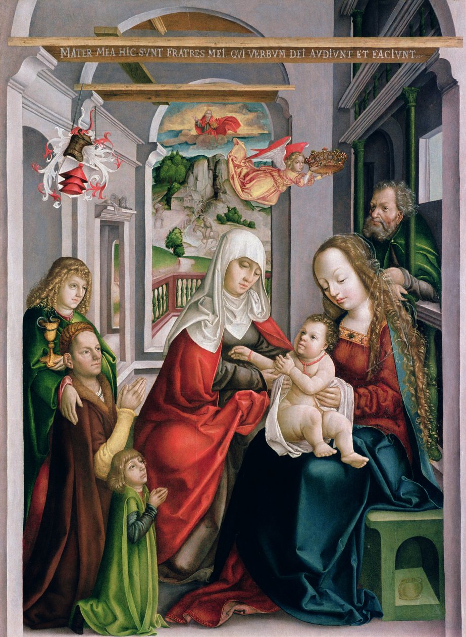 St. Anna mit der Jungfrau und dem Kind, Eperjes, ca. 1520 von Hungarian School