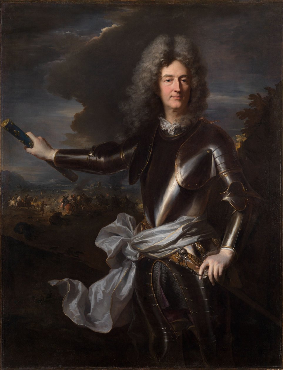 Bildnis des Marschalls Charles-Auguste de Matignon von Hyacinthe Rigaud