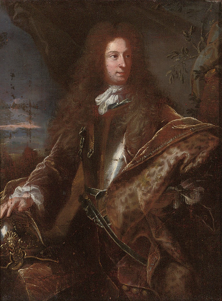 Porträt eines Gentlemans, traditionell identifiziert als John Churchill, 1. Herzog von Marlborough von Hyacinthe Francois Rigaud