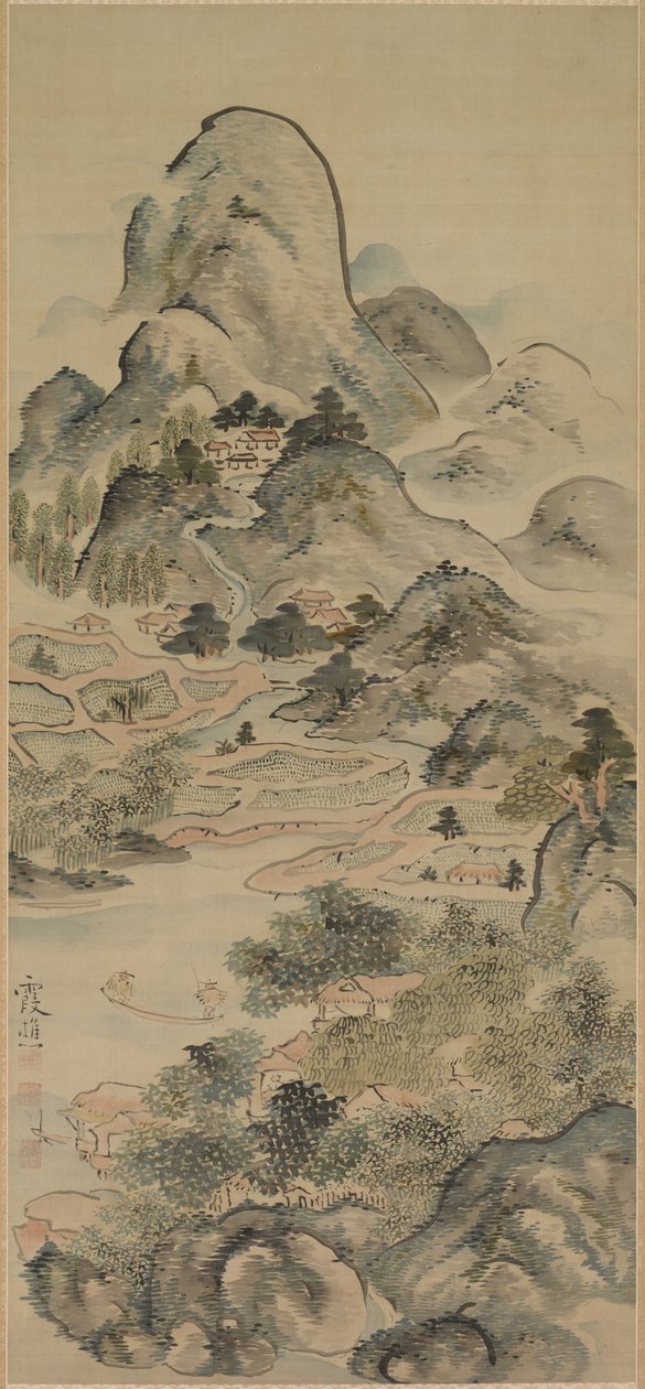 Angeln im Frühling, 1700er Jahre von Taiga Ike