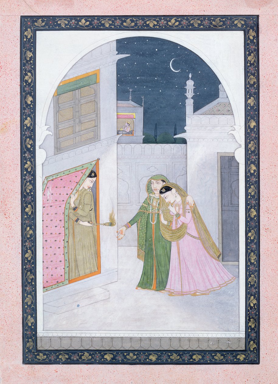 Die schüchterne Braut, Kangra von Indian School