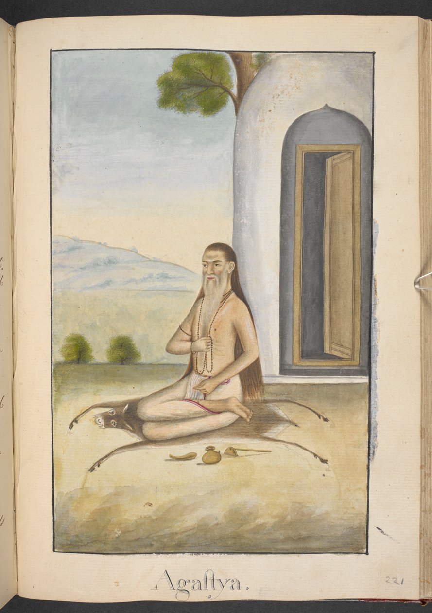 Agastya, ein Weiser, Berater von Rama von Indian School
