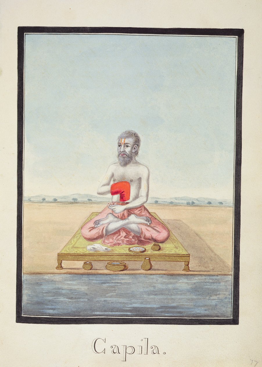 MSS EUR C 116/1 f.77r Der Weise Kapila, aus dem hinduistischen Epos 