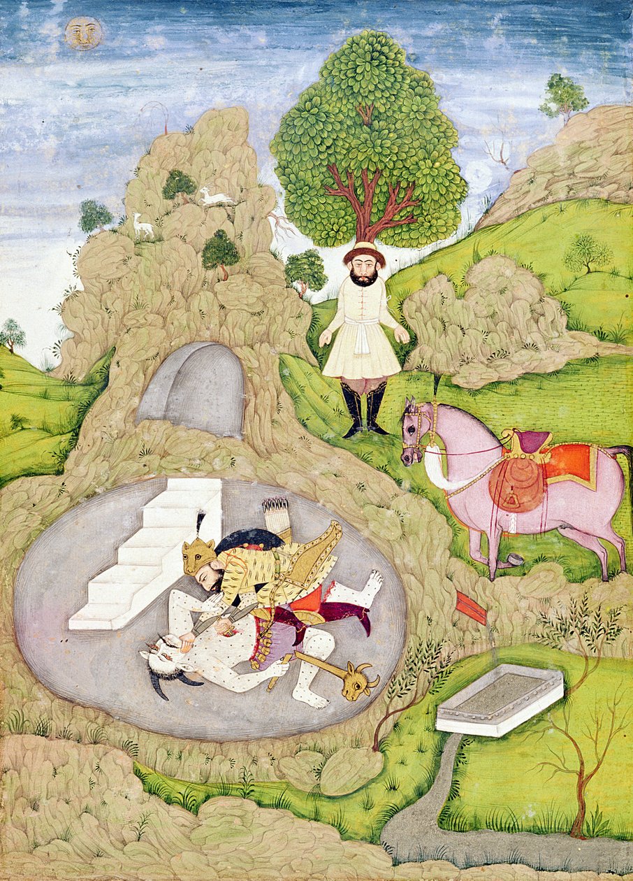 Rustam tötet den Weißen Dämon, aus dem 