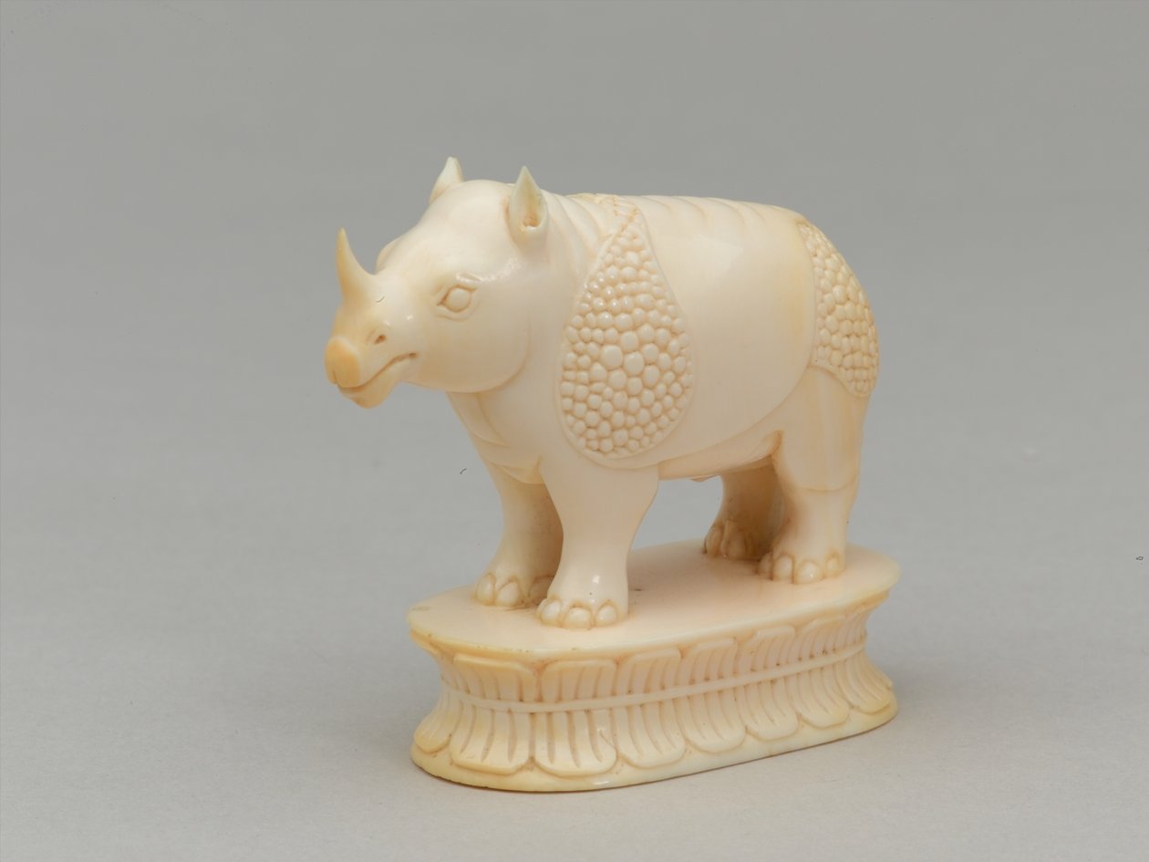Weißer Läufer, Schachfigur, Indien, ca. 1820 von Indian School