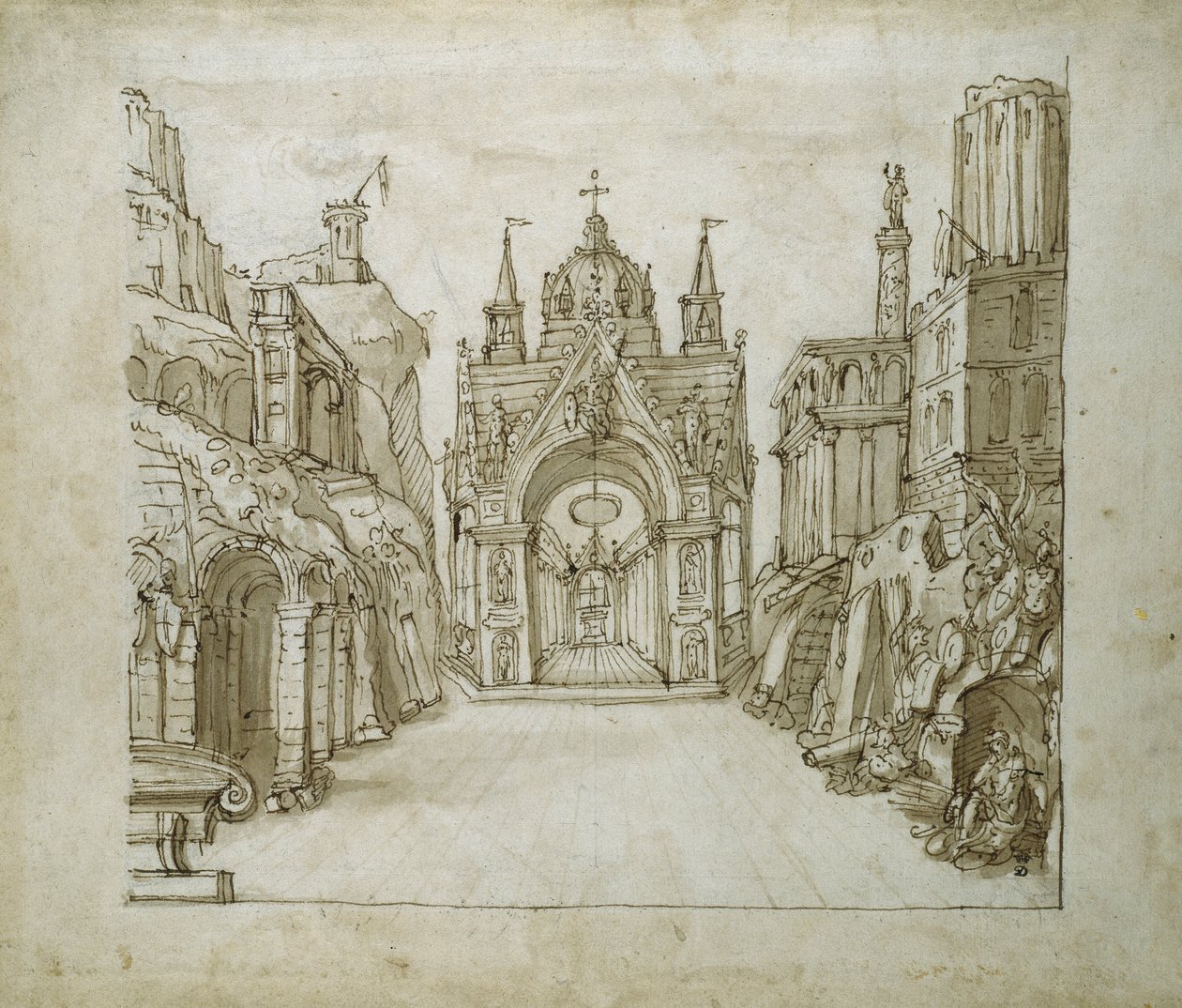 St. Georgs Portikus, ca. 1610 von Inigo Jones