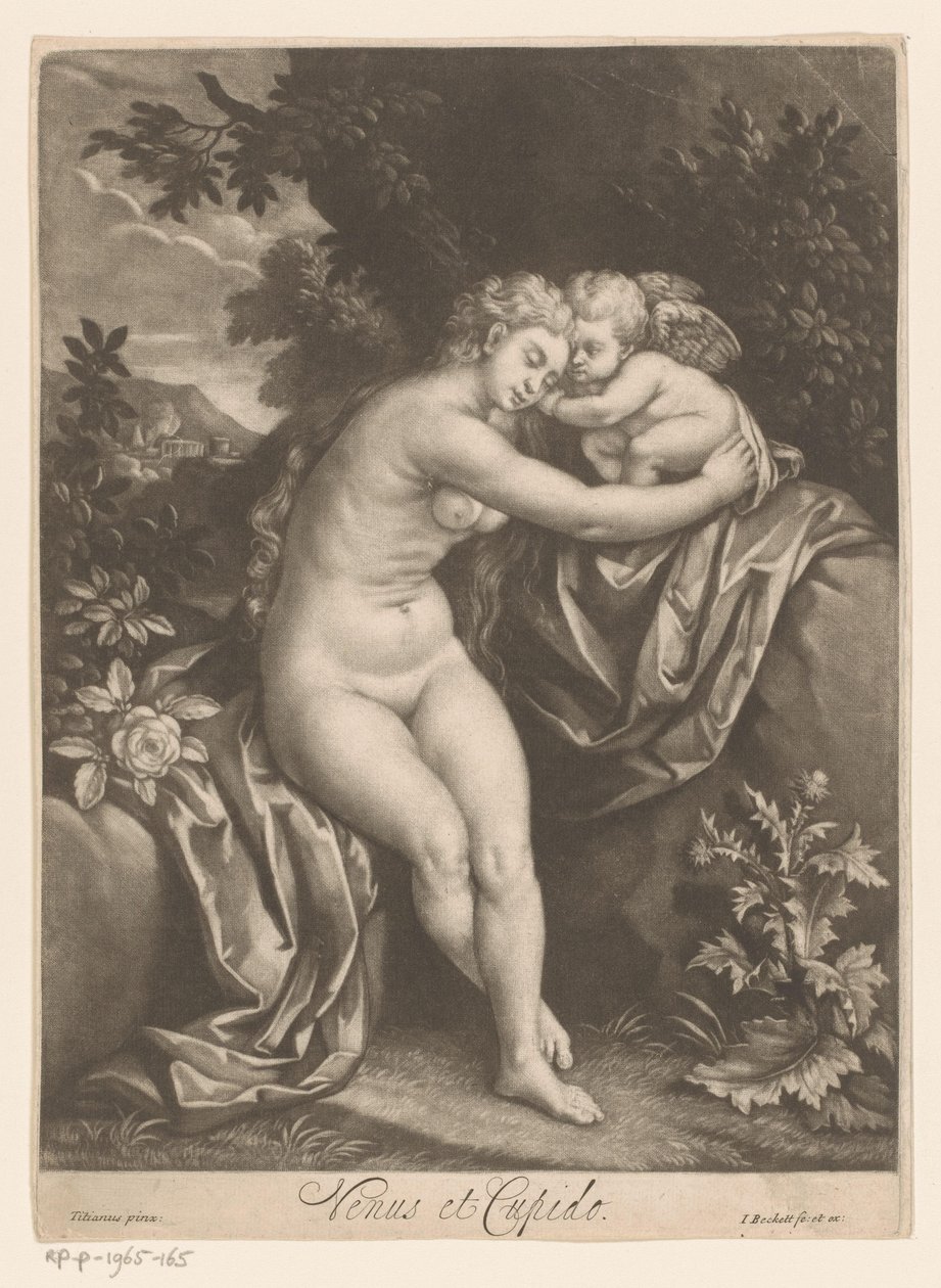 Venus und Cupido von Isaac Beckett