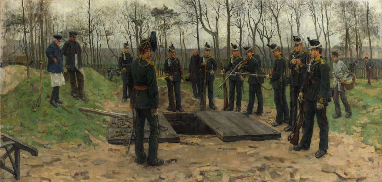 Militärische Beerdigung von Isaac Israels