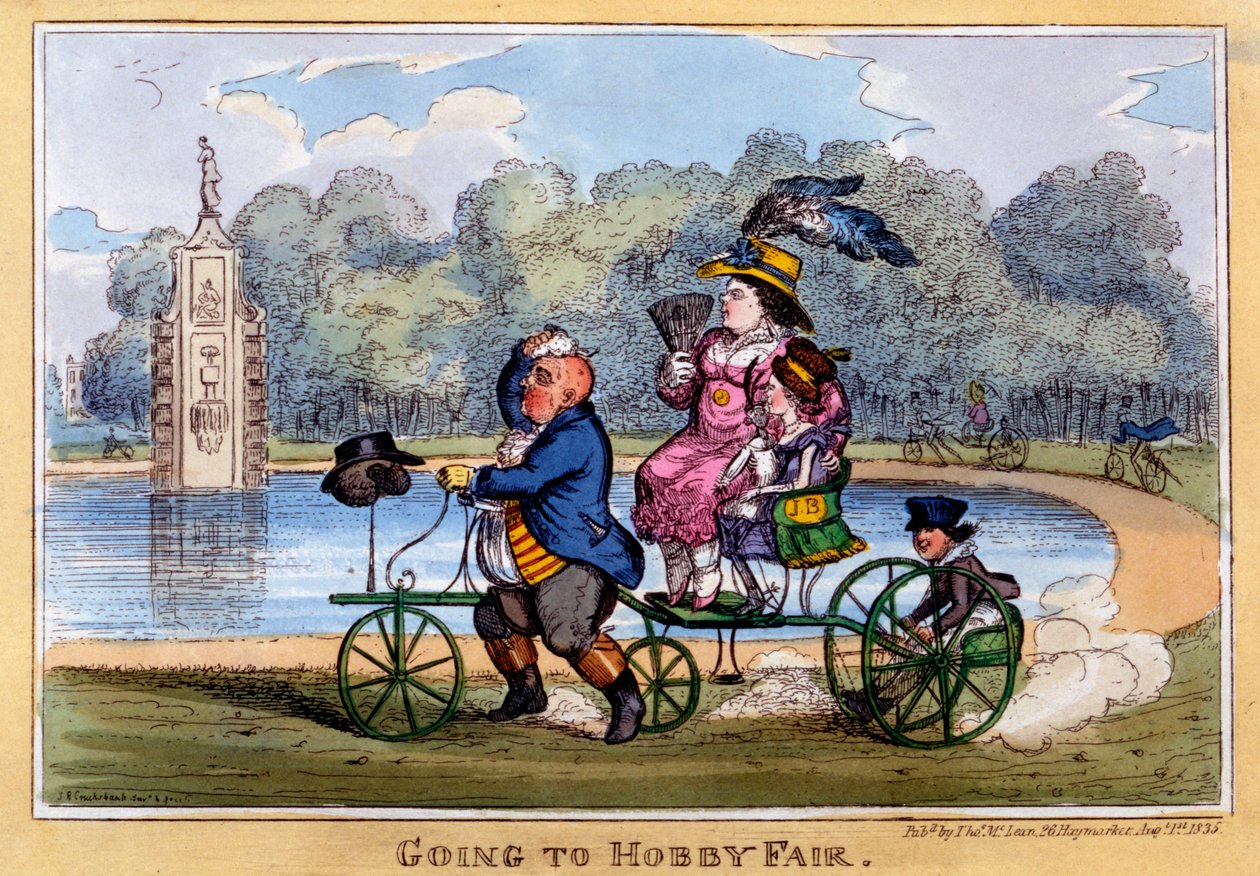 Zum Hobby-Markt gehen, 1835 von Isaac Robert Cruikshank