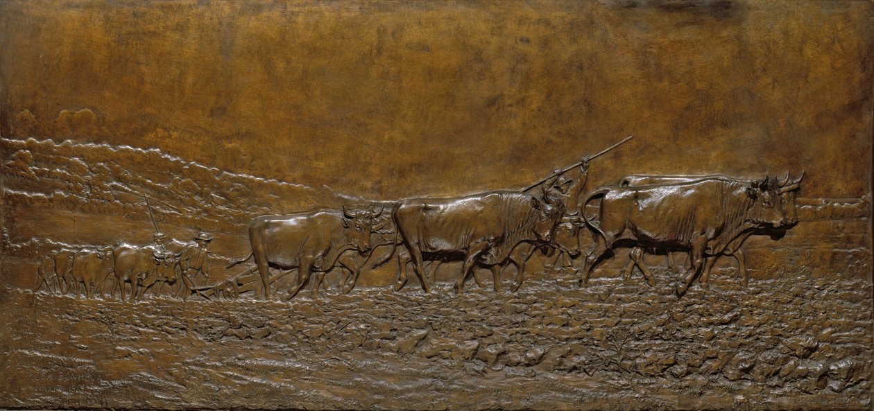 Pflügen im Nivernais von Isidore Jules Bonheur