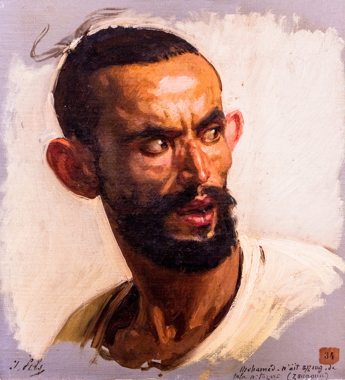 Kabyle Kopf, um 1861 von Isidore Pils