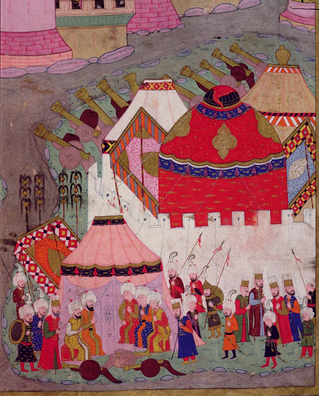 TSM H.1524 Belagerung von Wien durch Suleyman I. (1494-1566) den Prächtigen, 1529, aus dem 