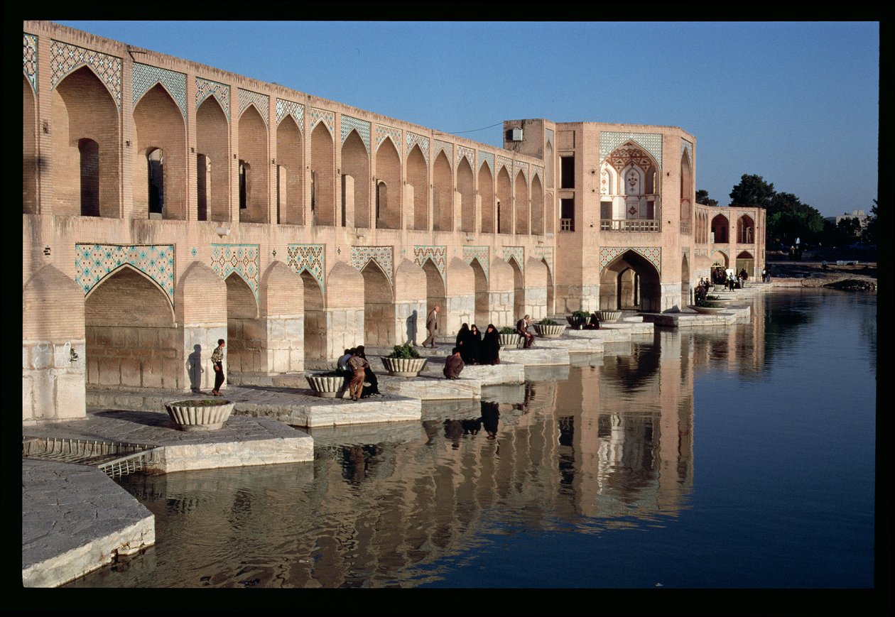 Die Khaju-Brücke, Safawiden-Periode von Islamic School