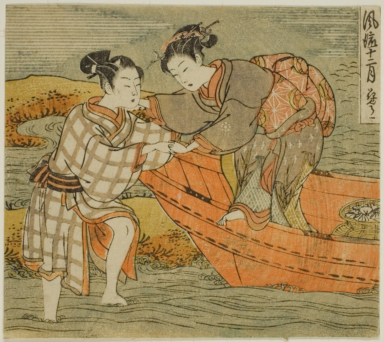 Der dritte Monat (Hanamizuki), aus der Serie 
