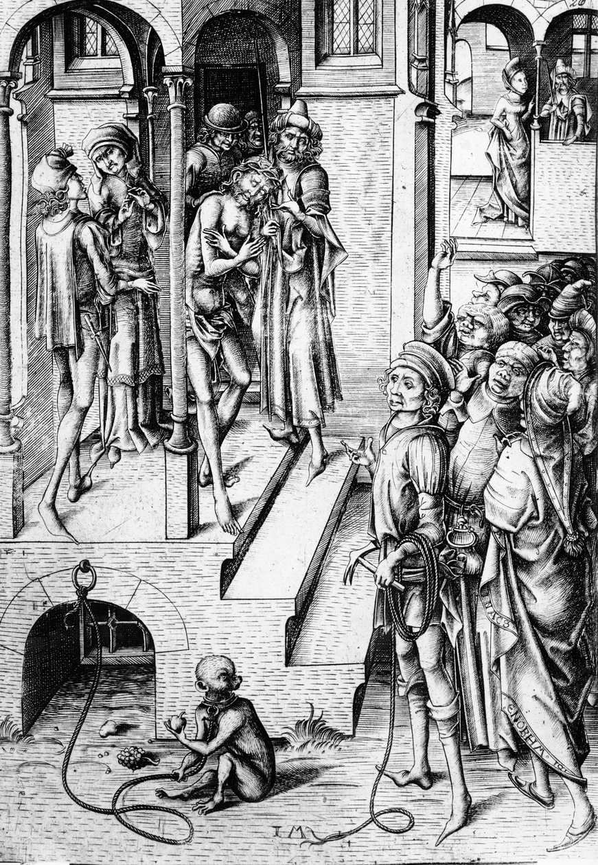 Christus wird dem Volk gezeigt von Israhel van Meckenem the younger