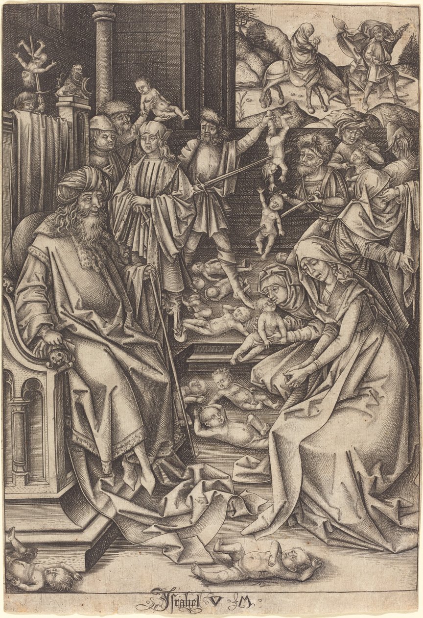 Massaker der Unschuldigen von Israhel van Meckenem after Hans Holbein the Elder