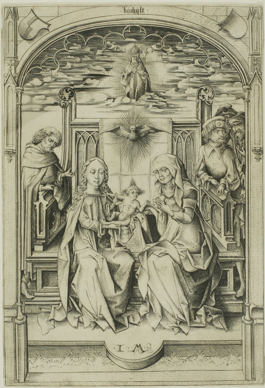 Die Heilige Familie von Israhel van Meckenem the younger