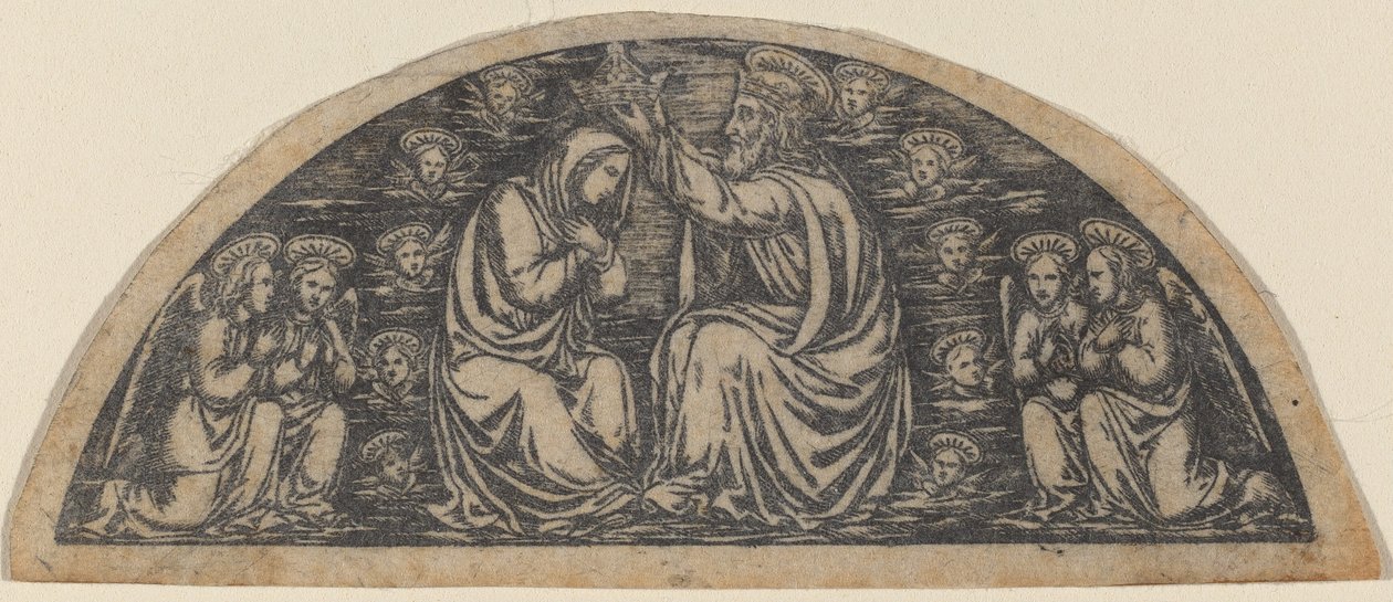 Krönung der Jungfrau Maria von Italian 18th or 19th Century