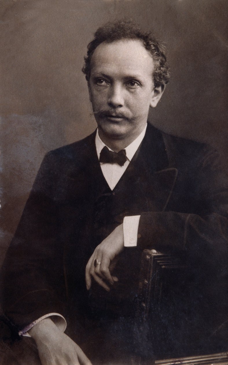 Porträt des deutschen Komponisten Richard Strauss (1864-1949) von Italian Photographer