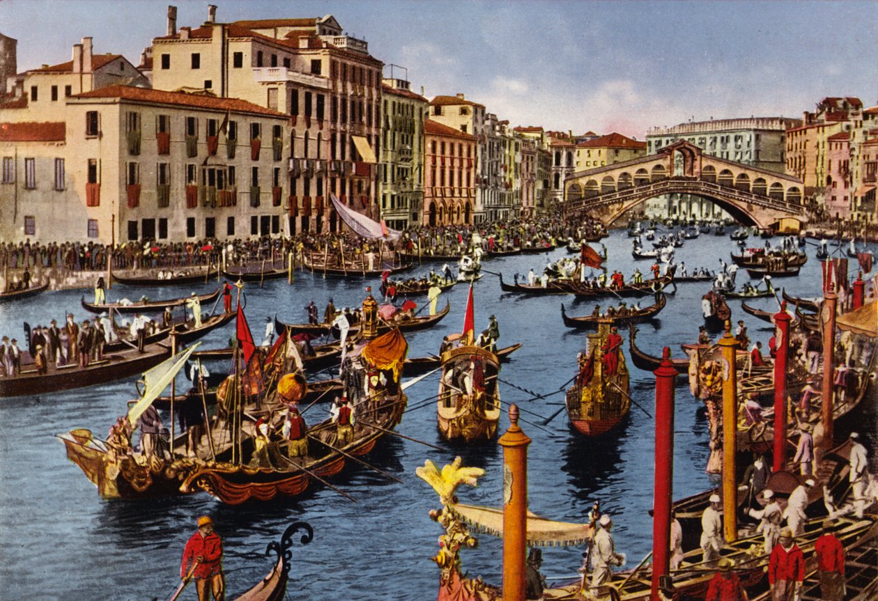Venedig: Canal Grande in Feier von Italian Photographer