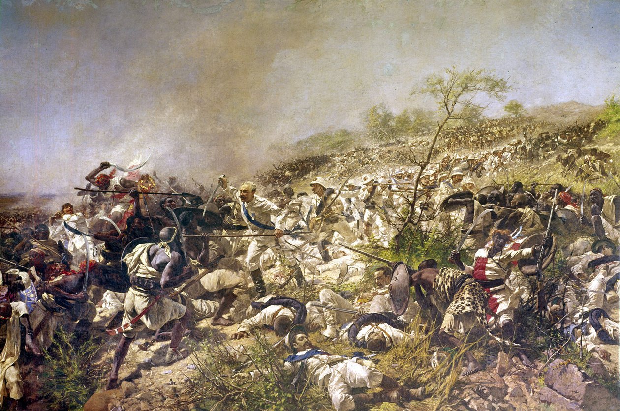 Schlacht von Dogali: Italien in Eritrea im Februar 1887 von Italian School